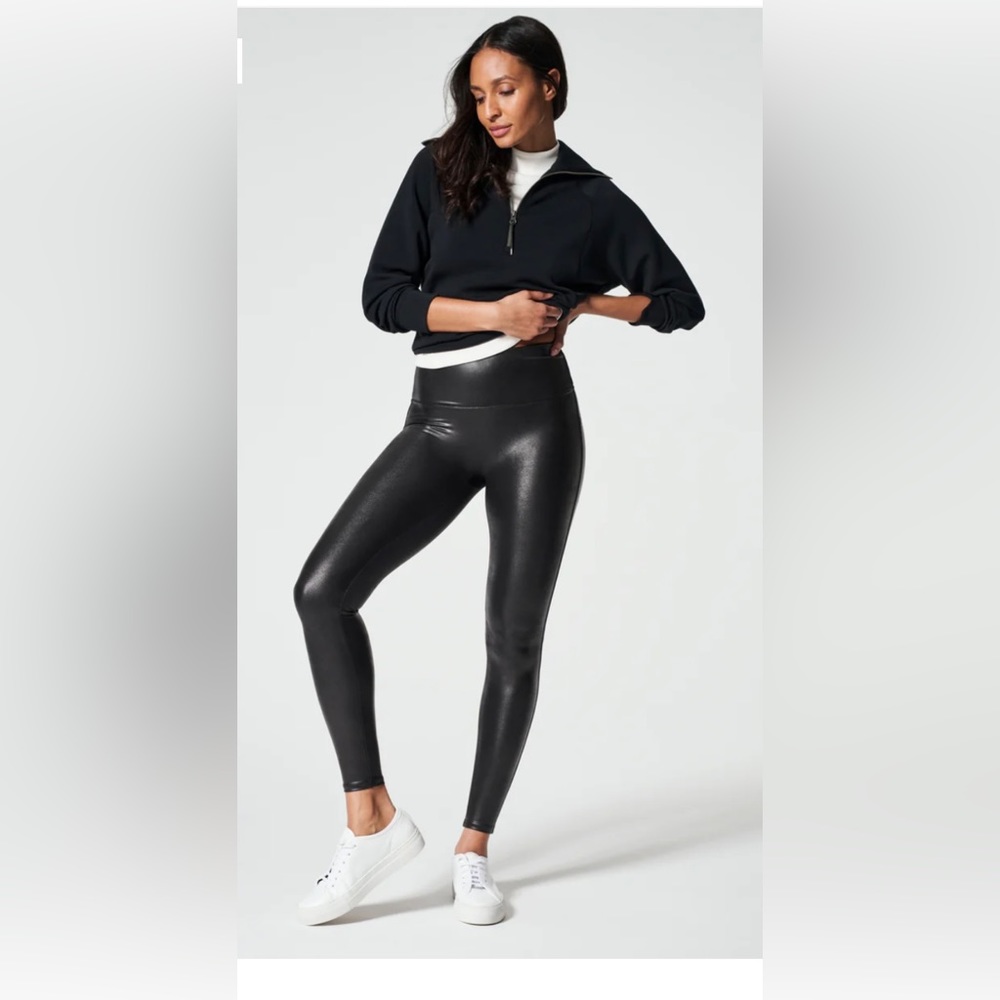 SPANX Faux Leather Leggings